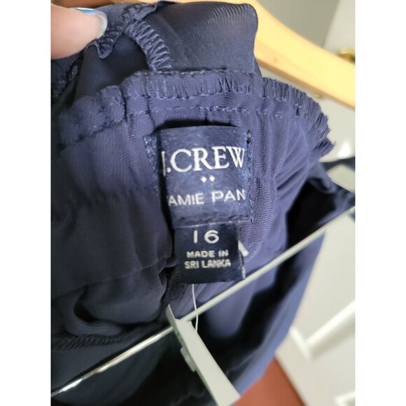 J. Crew Womens Maternity Navy Blue Jamie pants trousers size 16 New career - Picture 4 of 6
